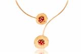 Collana rigida con elementi in stile floreale - Asta di San Valentino Collana rigida con elementi in stile floreale - Asta di San Valentino