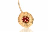 Collana rigida con elementi in stile floreale - Asta di San Valentino Collana rigida con elementi in stile floreale - Asta di San Valentino