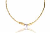 Collana semirigida con diamante - Asta di San Valentino Collana semirigida con diamante - Asta di San Valentino