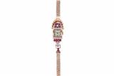 Orologio lady da polso con rubini e diamanti - Asta di San Valentino Orologio lady da polso con rubini e diamanti - Asta di San Valentino