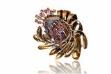 Spilla con diamanti e rubini - Asta di San Valentino Spilla con diamanti e rubini - Asta di San Valentino