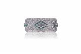 Spilla con diamanti e smeraldi - Asta di San Valentino Spilla con diamanti e smeraldi - Asta di San Valentino