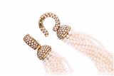 Torchon a 11 fili di perle - Asta di San Valentino Torchon a 11 fili di perle - Asta di San Valentino