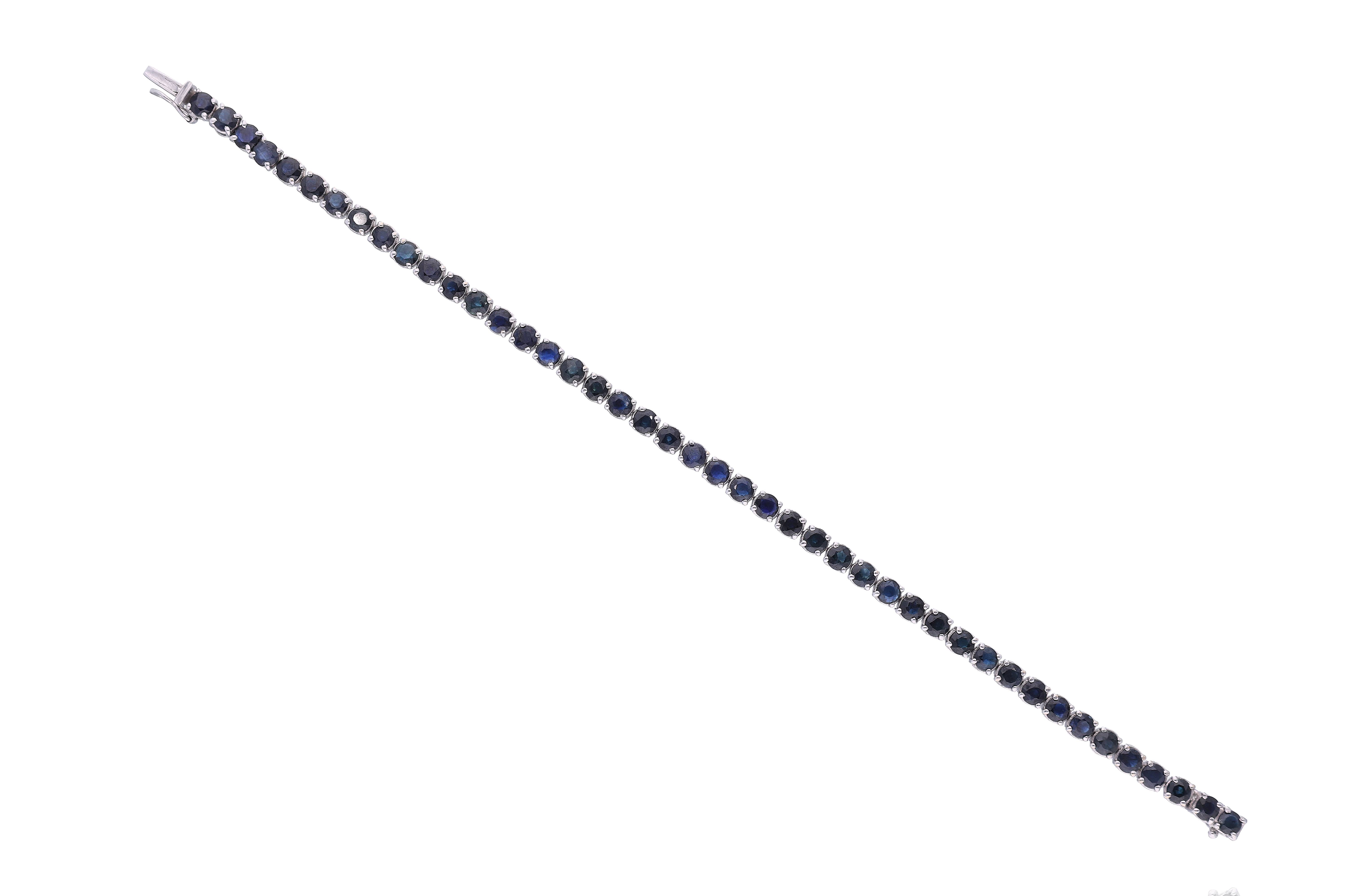 Bracciale tennis con zaffiri - Asta di Pasqua