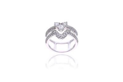 Anello con diamanti - Asta di Pasqua Anello con diamanti - Asta di Pasqua