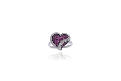 Anello in oro con diamanti e rubini - Asta di Pasqua Anello in oro con diamanti e rubini - Asta di Pasqua