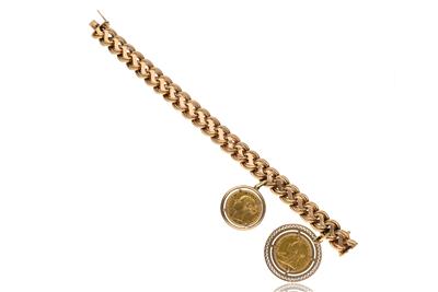 Bracciale con due sterline - Asta di Pasqua Bracciale con due sterline - Asta di Pasqua