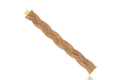 Bracciale con maglie a tessuto intrecciate - Asta di Pasqua Bracciale con maglie a tessuto intrecciate - Asta di Pasqua
