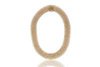 Collana a maglia intrecciata in oro - Asta di Pasqua