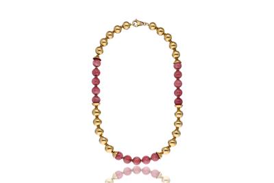 Collana con sfere in rodocrosite - Asta di Pasqua Collana con sfere in rodocrosite - Asta di Pasqua
