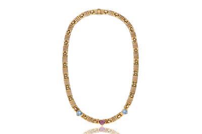 Collana con tormalina e topazi - Asta di Pasqua Collana con tormalina e topazi - Asta di Pasqua