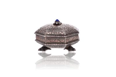 F Chiappe, scatola in argento 900 - Asta di Pasqua