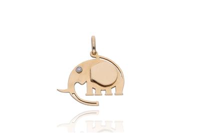 Giovepluvio, ciondolo a forma di elefante - Asta di Pasqua Giovepluvio, ciondolo a forma di elefante - Asta di Pasqua