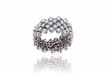 Anello a maglia morbida con diamanti - Asta di Pasqua Anello a maglia morbida con diamanti - Asta di Pasqua