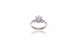Anello con diamante - Asta di Pasqua Anello con diamante - Asta di Pasqua