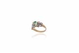 Anello con smeraldo e diamanti - Asta di Pasqua Anello con smeraldo e diamanti - Asta di Pasqua