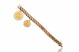 Bracciale con due sterline - Asta di Pasqua Bracciale con due sterline - Asta di Pasqua