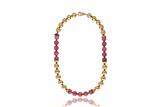 Collana con sfere in rodocrosite - Asta di Pasqua Collana con sfere in rodocrosite - Asta di Pasqua
