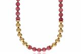 Collana con sfere in rodocrosite - Asta di Pasqua Collana con sfere in rodocrosite - Asta di Pasqua