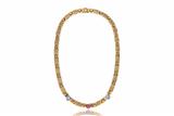 Collana con tormalina e topazi - Asta di Pasqua Collana con tormalina e topazi - Asta di Pasqua