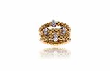 Demi-parure : anello e paio di orecchini con diamanti - Asta di Pasqua Demi-parure : anello e paio di orecchini con diamanti - Asta di Pasqua