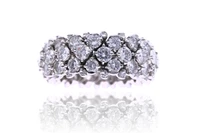 Anello a maglia morbida con diamanti - Asta Orologi & Gioielli Anello a maglia morbida con diamanti - Asta Orologi & Gioielli