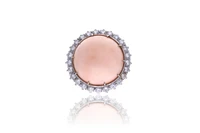 Anello con diamanti e corallo - Asta Orologi & Gioielli Anello con diamanti e corallo - Asta Orologi & Gioielli