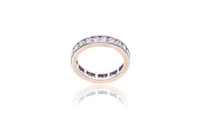 Anello eternity con diamanti - Asta Orologi & Gioielli Anello eternity con diamanti - Asta Orologi & Gioielli