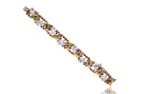 Bracciale con acquemarine, smeraldi e rubini - Asta Orologi & Gioielli Bracciale con acquemarine, smeraldi e rubini - Asta Orologi & Gioielli