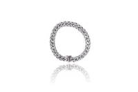 Bracciale groumette con diamanti - Asta Orologi & Gioielli Bracciale groumette con diamanti - Asta Orologi & Gioielli