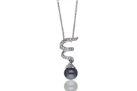 Collana e ciondolo con perla Tahiti e diamanti - Asta Orologi & Gioielli Collana e ciondolo con perla Tahiti e diamanti - Asta Orologi & Gioielli