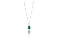 Collana e pendente con smeraldo e diamanti - Asta Orologi & Gioielli Collana e pendente con smeraldo e diamanti - Asta Orologi & Gioielli