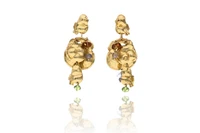 Misani, paio di orecchini con acquemarine, peridoti e quarzi - Asta Orologi & Gioielli Misani, paio di orecchini con acquemarine, peridoti e quarzi - Asta Orologi & Gioielli