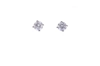Paio di orecchini con diamanti - Asta Orologi & Gioielli Paio di orecchini con diamanti - Asta Orologi & Gioielli