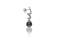 Paio di orecchini con diamanti e perle Tahiti - Asta Orologi & Gioielli Paio di orecchini con diamanti e perle Tahiti - Asta Orologi & Gioielli