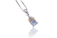 Recarlo, collana e ciondolo con acquamarina e diamanti - Asta Orologi & Gioielli Recarlo, collana e ciondolo con acquamarina e diamanti - Asta Orologi & Gioielli