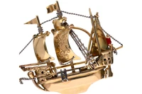 Spilla a forma di galeone - Asta Orologi & Gioielli