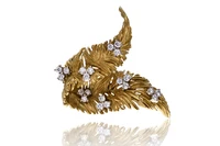 Spilla con diamanti - Asta Orologi & Gioielli Spilla con diamanti - Asta Orologi & Gioielli
