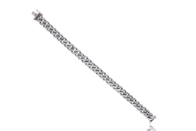 Bracciale groumette con diamanti - Asta Orologi & Gioielli Bracciale groumette con diamanti - Asta Orologi & Gioielli