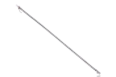 Bracciale tennis con diamanti - Asta Orologi & Gioielli Bracciale tennis con diamanti - Asta Orologi & Gioielli