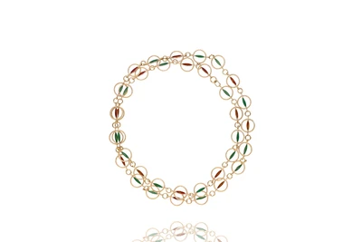 Collana con smalti - Asta Orologi & Gioielli