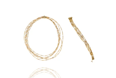 Marco Bicego demi-parure, collana e bracciale con diamanti - Asta Orologi & Gioielli Marco Bicego demi-parure, collana e bracciale con diamanti - Asta Orologi & Gioielli