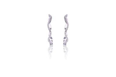 Paio di orecchini con diamanti - Asta Orologi & Gioielli Paio di orecchini con diamanti - Asta Orologi & Gioielli
