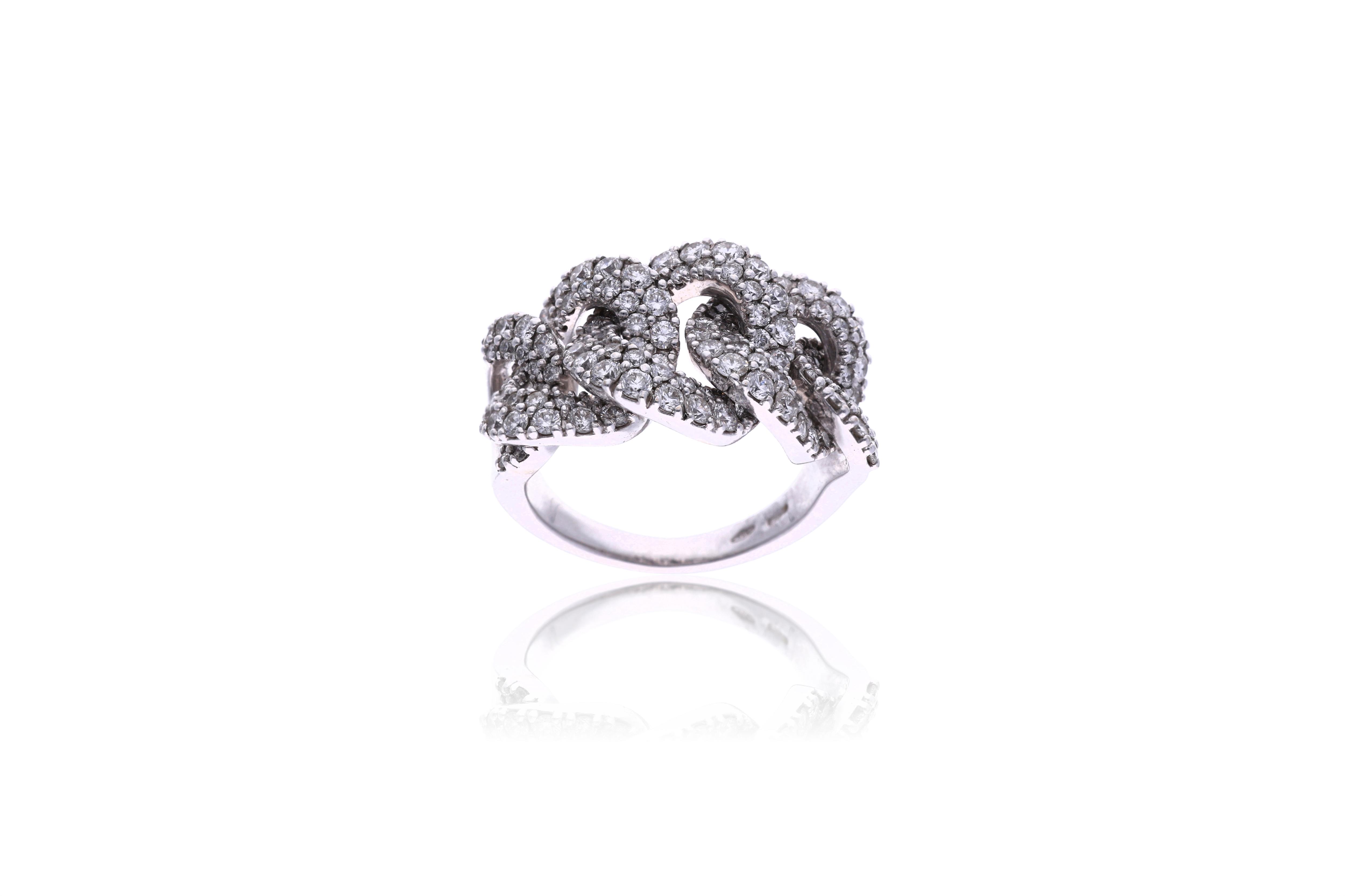Anello con diamanti - Asta Orologi & Gioielli