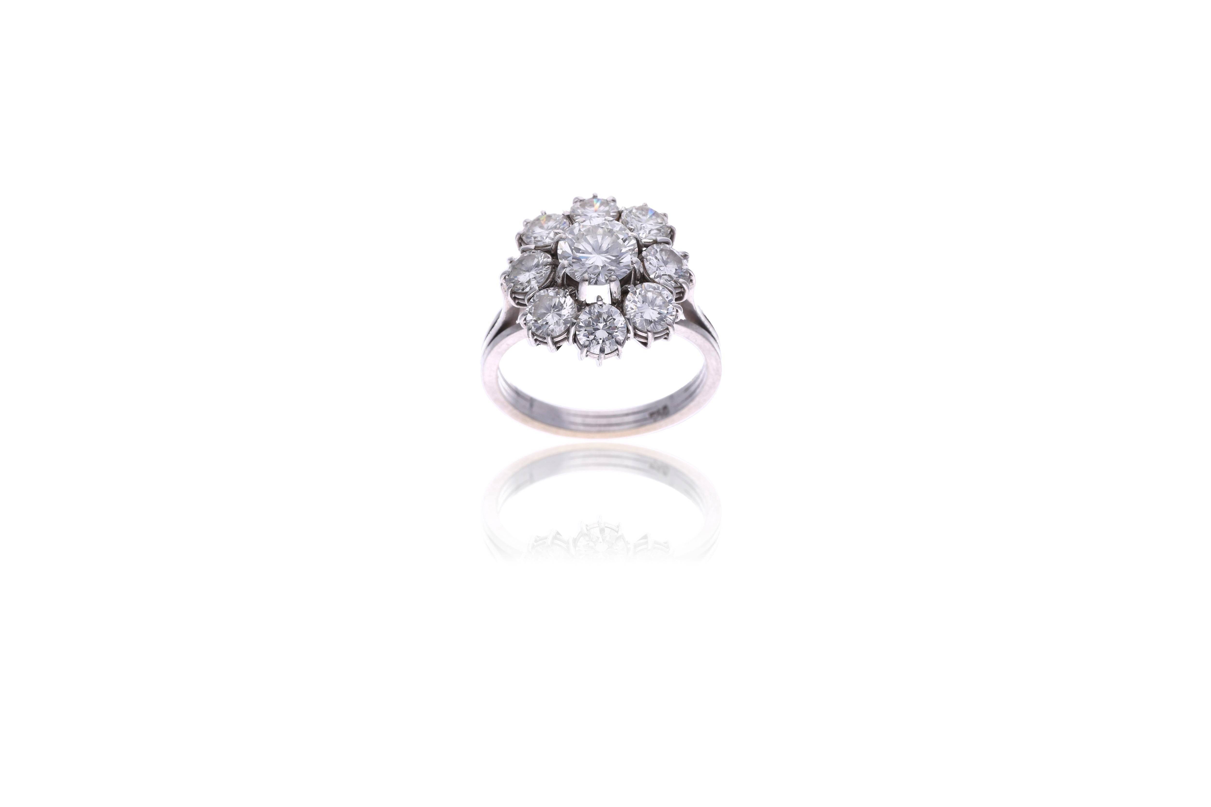 Anello con diamanti - Asta Orologi & Gioielli