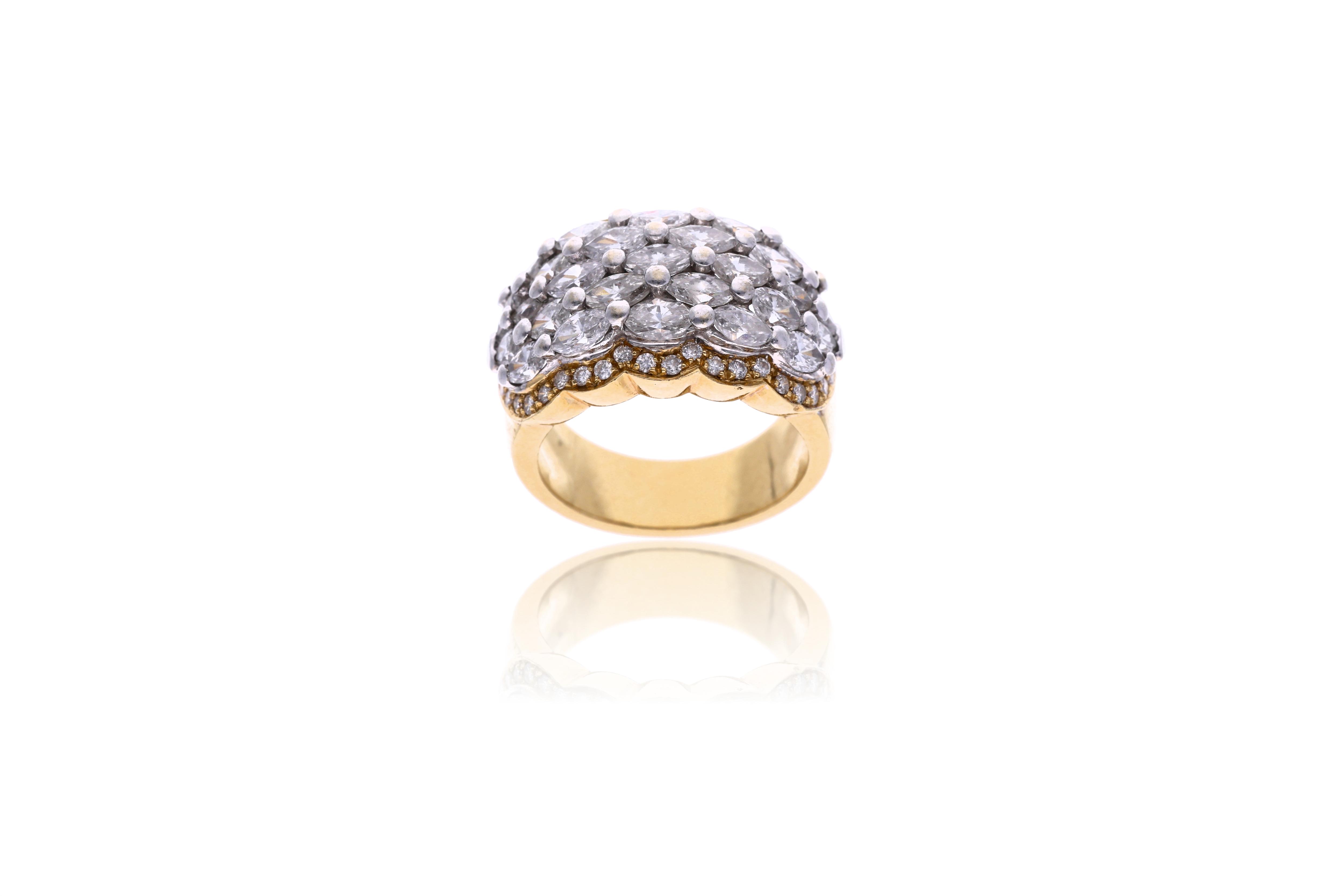 Anello con diamanti - Asta Orologi & Gioielli