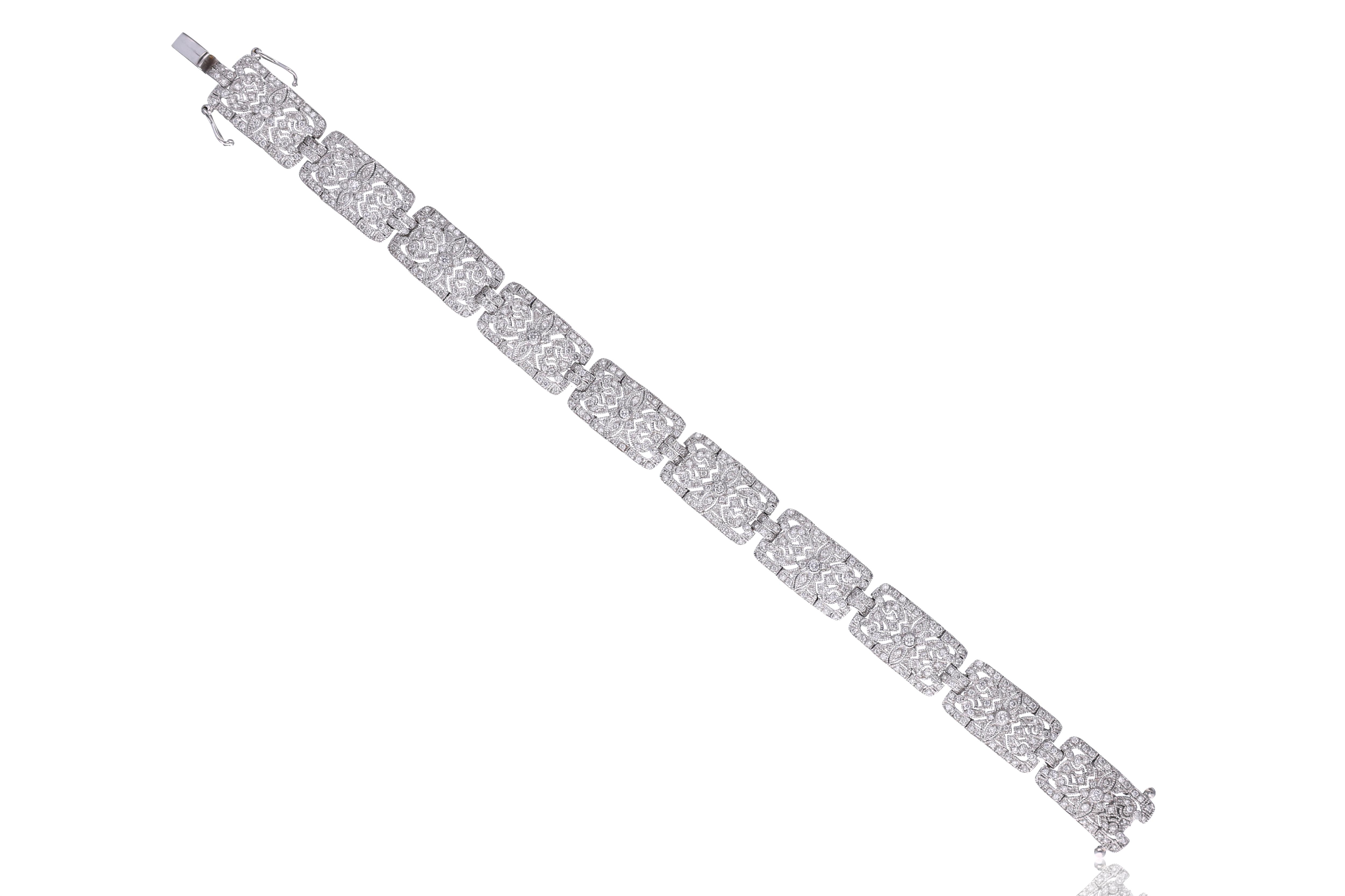 Bracciale con diamanti - Asta Orologi & Gioielli