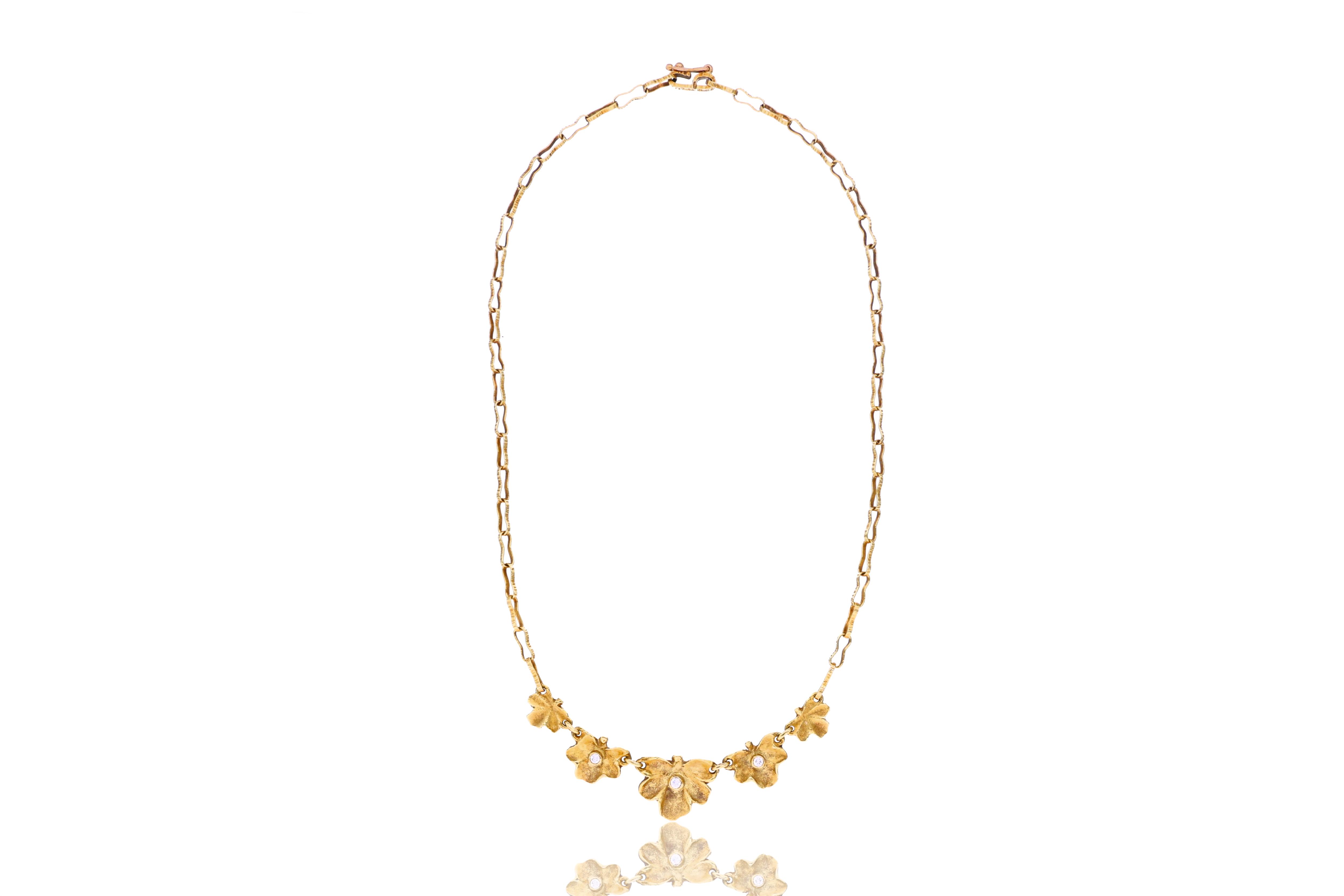 Collana con diamanti - Asta Orologi & Gioielli