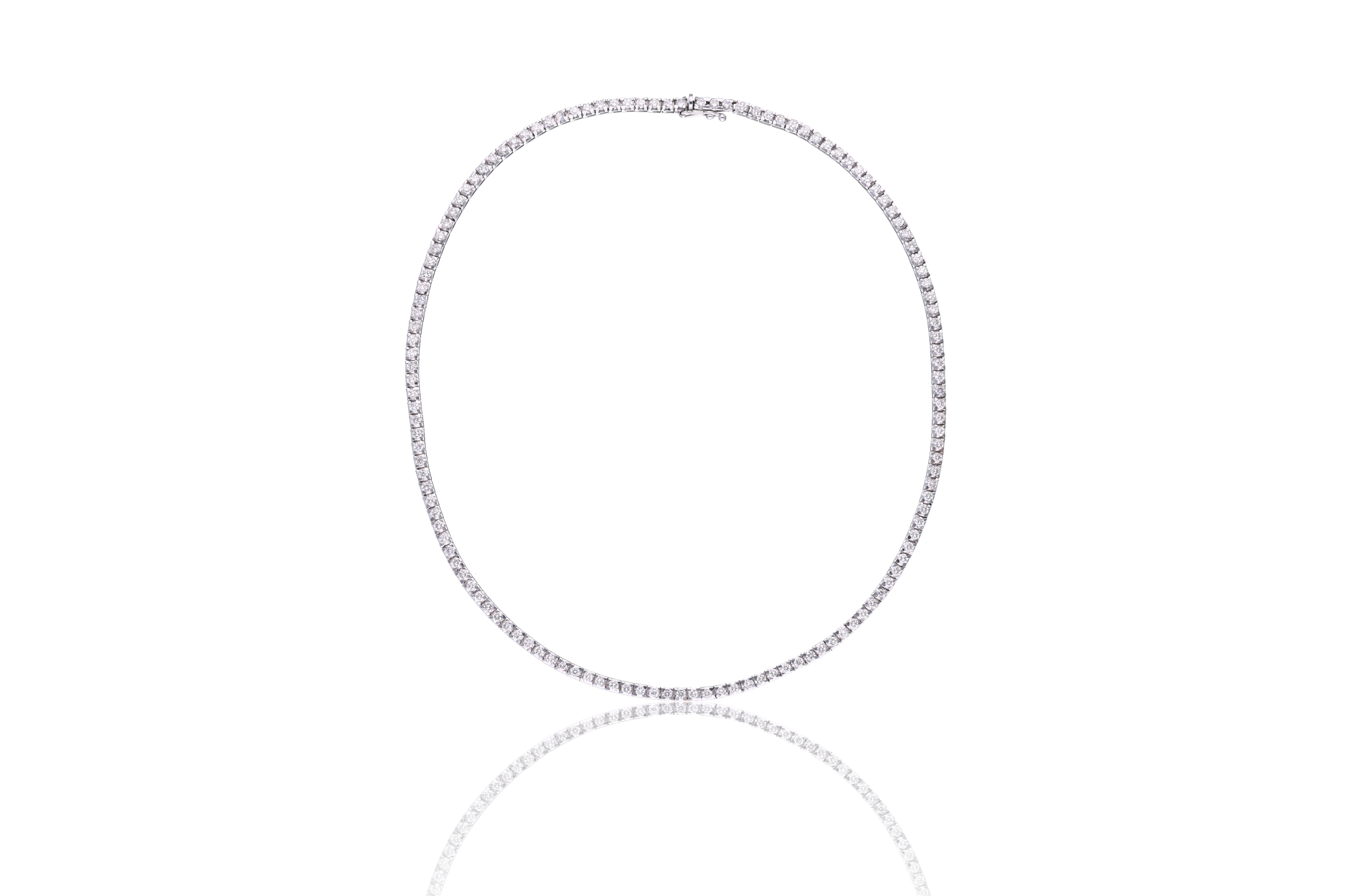 Collana con diamanti - Asta Orologi & Gioielli