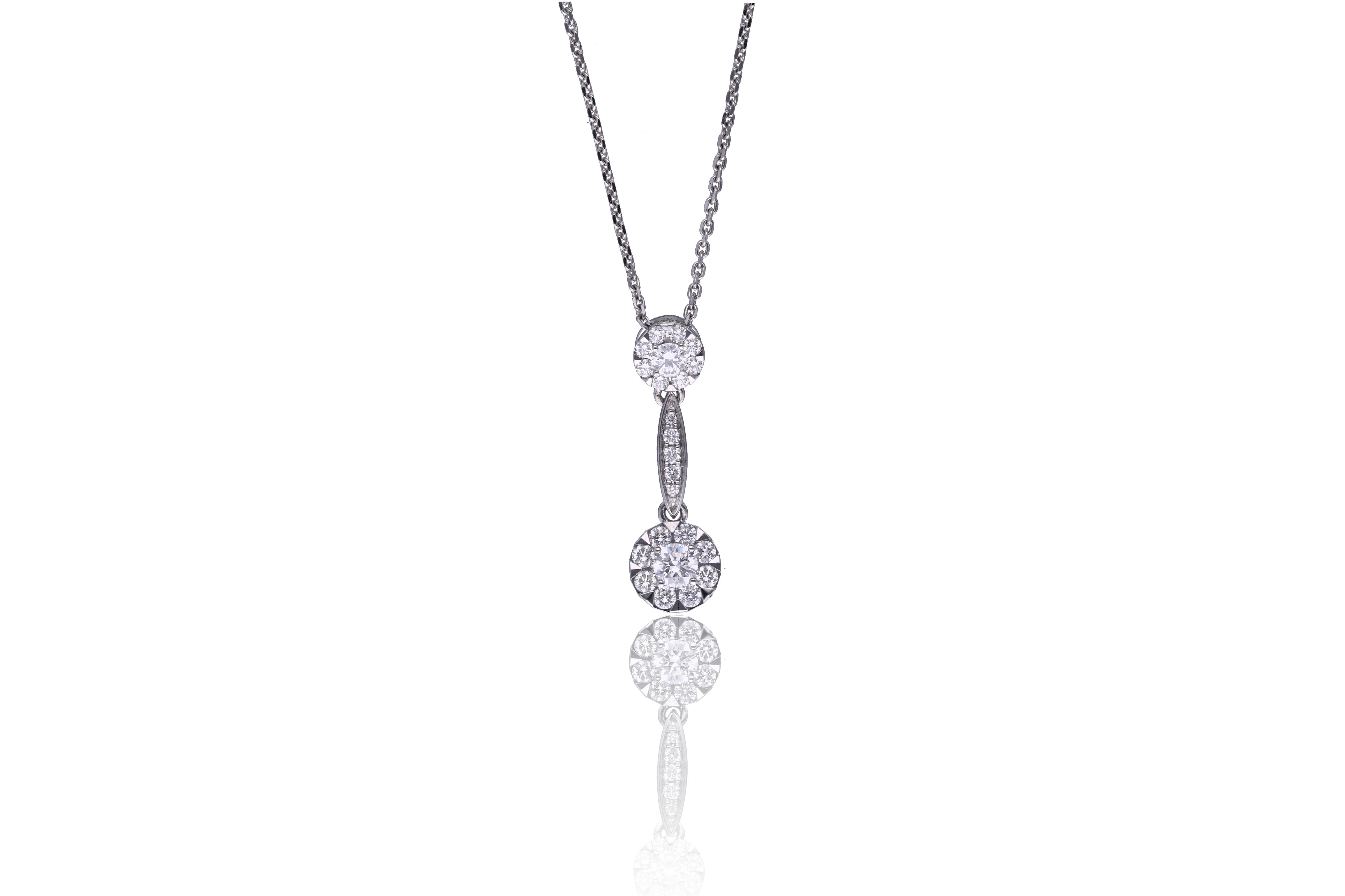 Giorgio Visconti, collana con diamanti - Asta Orologi & Gioielli